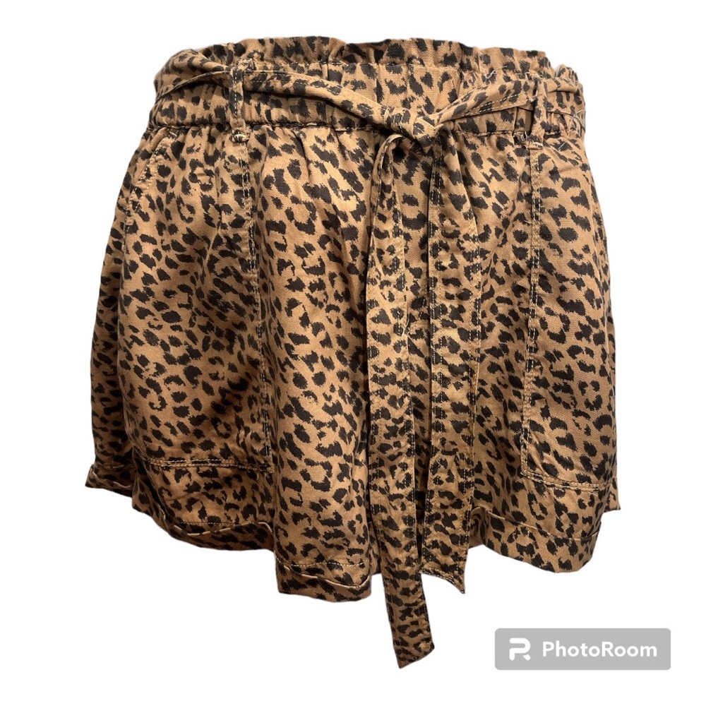 Aerie High waisted cheetah print shorts.  Size medium